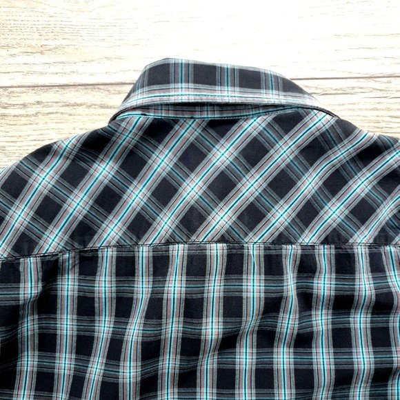 Club Scullers Mens Slim Fit Long Sleeve Shirt 40CM (Medium) Casual Office Work - Picture 9 of 11